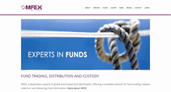 Desktop Screenshot of mfex.se