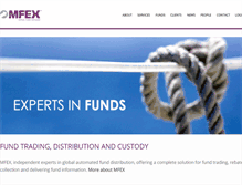 Tablet Screenshot of mfex.se